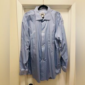 Joseph Abboud button down shirt. Size 19-37. No Wrinkles. 100% Egyptian Cotton.